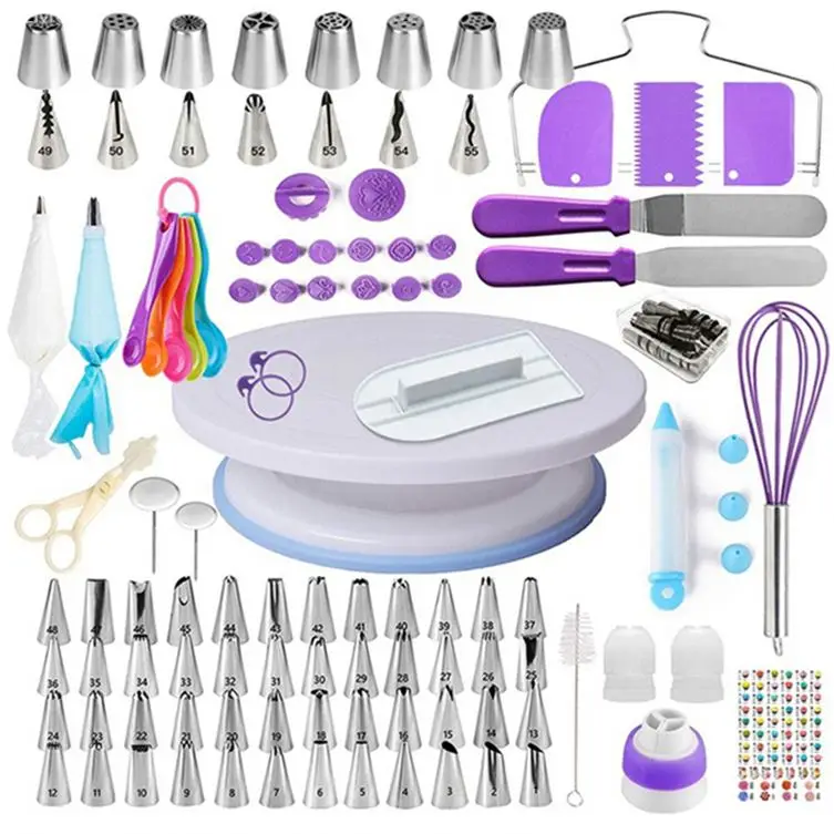 Pastry Kit Bakery Accessories Cake Decorating Tool Tools For Beginner And Professional Supplies 21Pcs