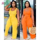 Summer Casual Clothes KD5528 2021 Summer Ladies Plus Size Casual Rompers 1 Piece Jumpsuits Women Clothes