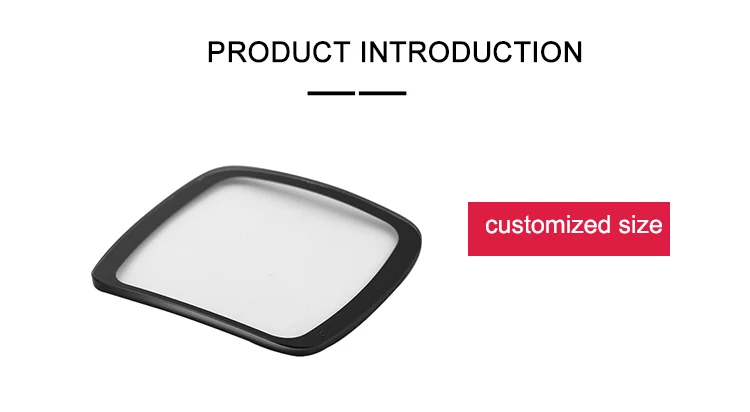 Manufacturer-customized anti-scratch and wear-resistant curved steel watch glass