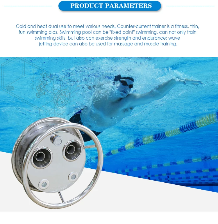 Stainless Steel Outdoor Jet Swim Counter Current Jet Swim Training Device Swimming Pools