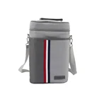 Cooler Portable 2 Bottle Wine Cooler Bags With Shoulder Strap Durable 600D Insulated Bag For Travel