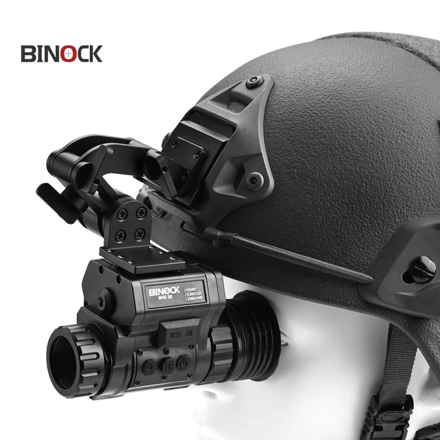 BINOCK Gen3 FOV45 Degree NVG50 Helmet Night Vision Goggles Long Range Infrared Digital Night Vision Monocular