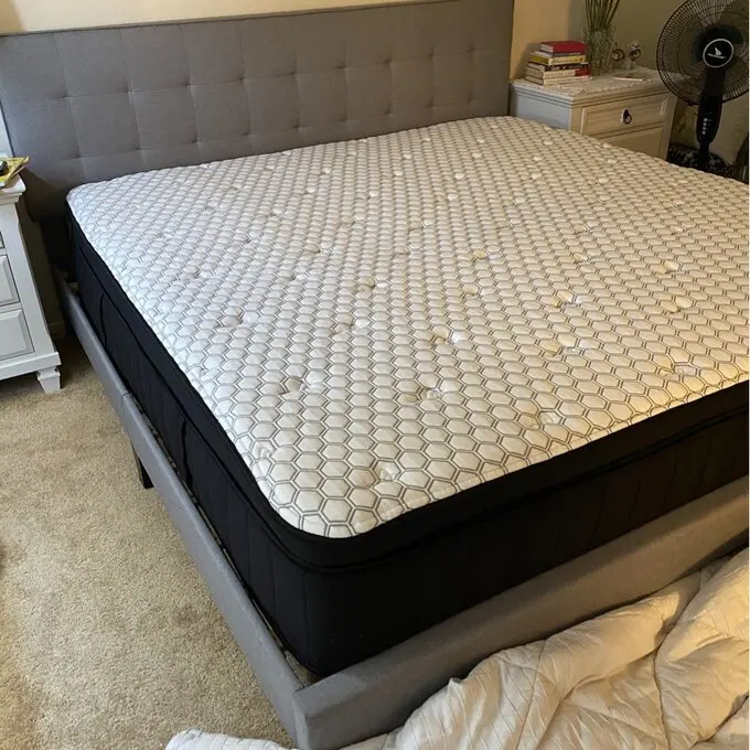 Super comfortable euro top full size pocket spring coils mattress queen king president mattresses