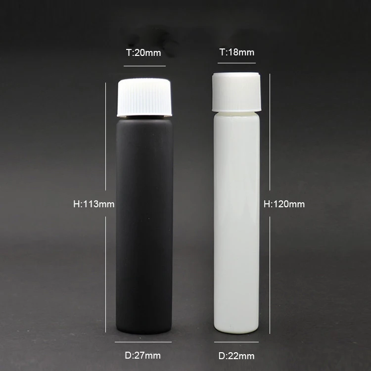 product 22115mm 22120mm  wholesale screw cap glass jar herbal dispenser bottle capsule bottle with child proof cap-29