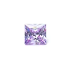 Square Cubic Zirconia Chinese Supplier Loose Gemstone Square Cutting Lavender Color Square Cubic Zirconia
