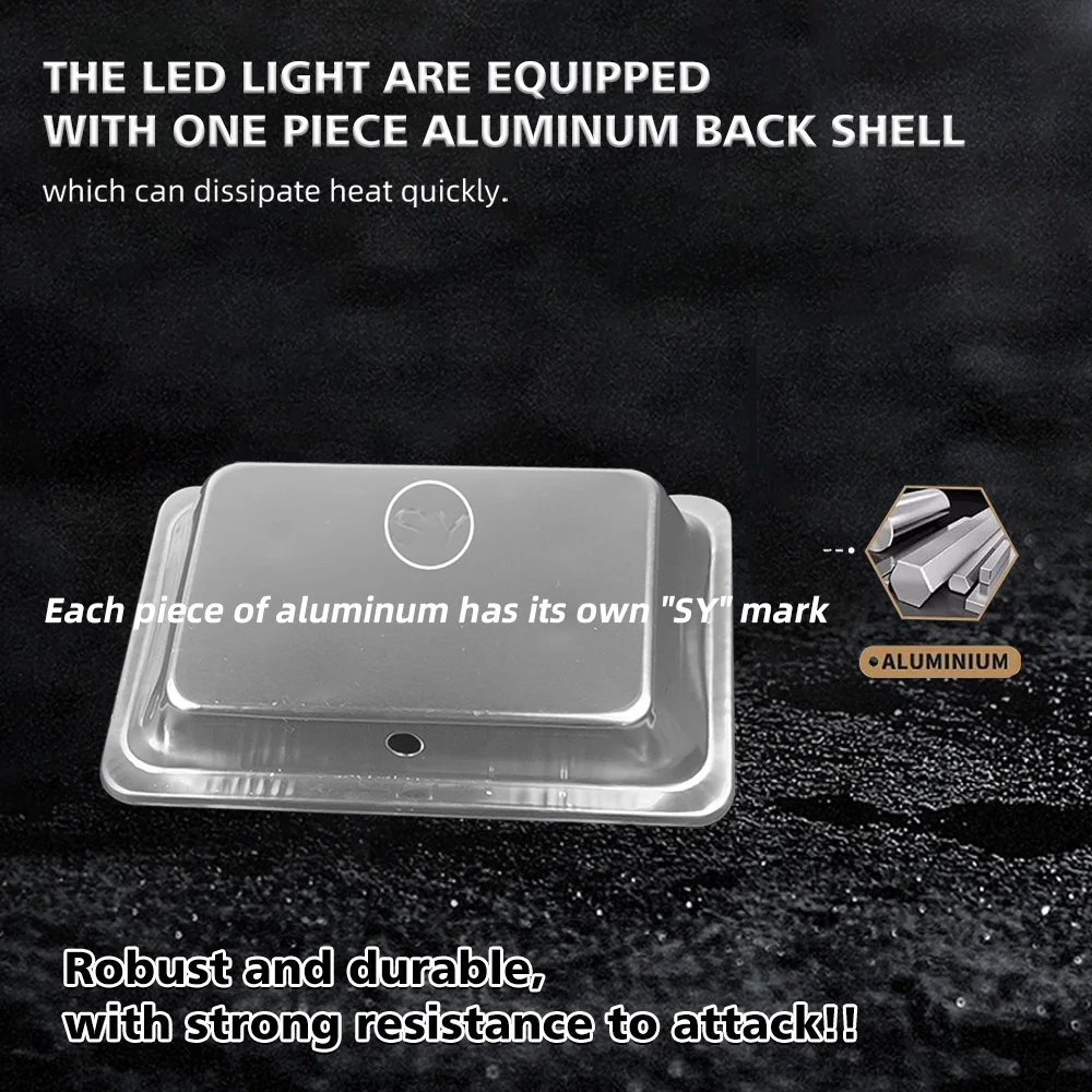 CG125 Motorcycle LED Headlight with Red Skull DRL 18LED Chip and 50000 Hours Lifespan