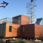 Design Wood House Luxury Modular Wooden Tiny Shipping Container Coffee Prefabricated House Design For Sale