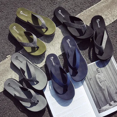 Fashion Explosion Style Summer Unisex Slippers  Couple Flip-Flops Men's Slippers
