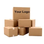 Large Custom Brow Packaging Cartons Cardboard Boxes Wellpappe Recyclable Large Corrugated Cartoon Shipping Paper Boxes