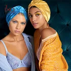 Silk Wrap 100% Pure Mulbery Silk Chic Soft Comfortable Satin Night Hair Wrap Sleep Cap For Woman