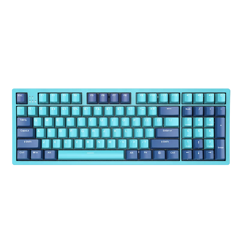 keyboard with removable keycaps