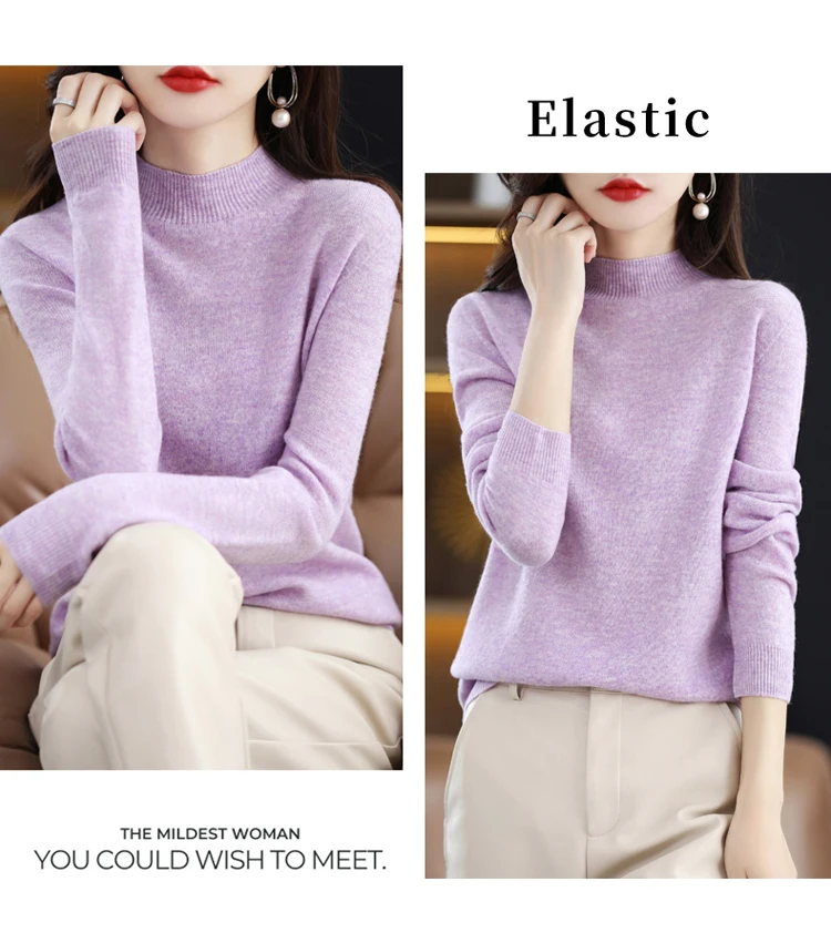 100% merino wool cashmere women