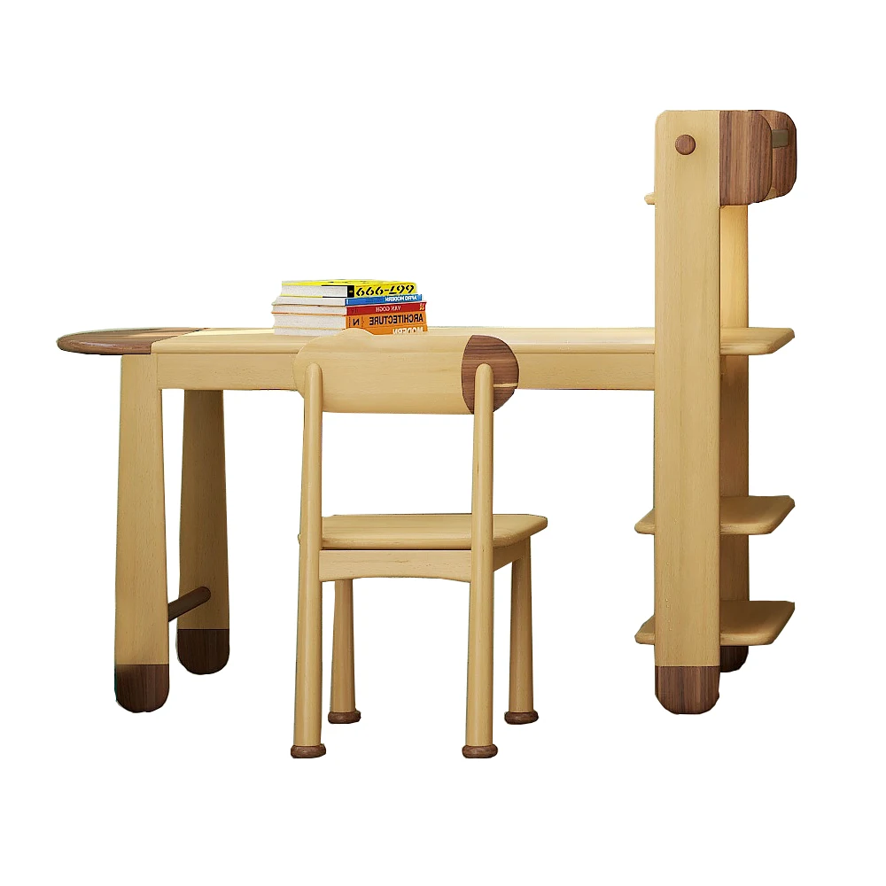 Solid Wood Horse Pony Cartoon Desk Chair Study Sets Animal Cartoon Style  Furniture For Baby Child Kids Reading Room Furniture - Buy Cartoon Design  Desk For Child,Cartoon Reading Table And Chair For