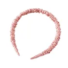 Hair For Hair Band Small Sweet Multi Color Silk Hair Accessories Band Solid Color Silk Headband For Women