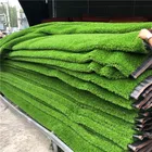 Height Artificial Grass 35mm 35mm Height C Shape Natural Looks Garden Decorative Artificial Grass