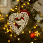 Christmas Decoration Star Shape KingWillow Handmade Christmas Decoration Hanging Wicker Willow Star Shape