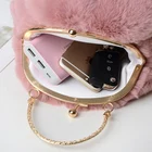 Fashion Handbags Purses Luxury Cute Fashion Faux Fur Crossbody Bag Shoulder Mini Girls Handbags Purses