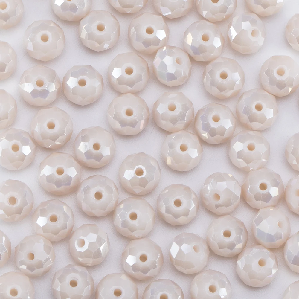 product wholesale 4mm czech pearl colour glass beads for making bracelet necklace accessories rondelle spacer beads-33