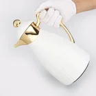 Abs Family Abs Lovely Arabic Shell Shape ABS Plastic Food Grade 1.0 Liter Glass Vacuum Thermo Bottle For Family