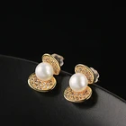 Pearl Earrings Earrings Pearl 2021 Hawaiian Shell Pearl Stud Earrings Wholesale For Women