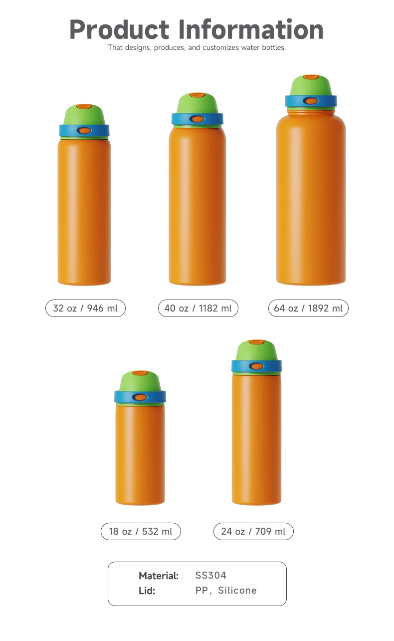 NEW Termos De Agua Gym Vacuum Water Bottle Vacuum Flasks Insulated Stainless Steel Water Bottle for Sports manufacture
