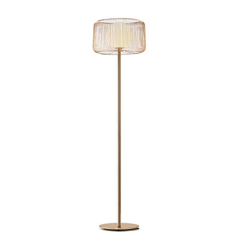 tahari gold floor lamp