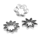 BSCI Factory Flower Shape Rose Cookie Mould Cutter