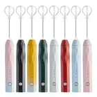 Milk Frother Hot Sale Multifunctional 220V Custom Color Milk Foam Maker Electric Milk Frother Handheld For Kitchen