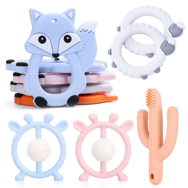 New Toys Baby Teether Glove Sensory Silicone Baby Teething Glove Mordedores Baby Teething Mittens