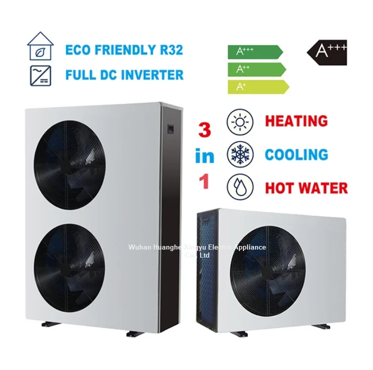 Auto-Defrost WiFi Water Heater Heat Pump with Anti-Legionella Anti-Frost for Outdoor Household Use Includes Ventilation Function