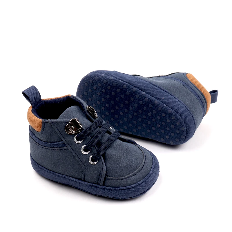 High Top Solid Color Imitation Musk Fur Baby Boys Fashion Casual Simple Toddler Boots manufacture