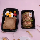 Container 500ml~1500ml American Square Series Disposable Takeaway Food Container Disposable Plastic Lunch Box