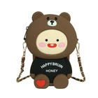 Bag Kid Cheap Promotional Children Cartoon Silicone Should Bag Kid Purses And Handbags