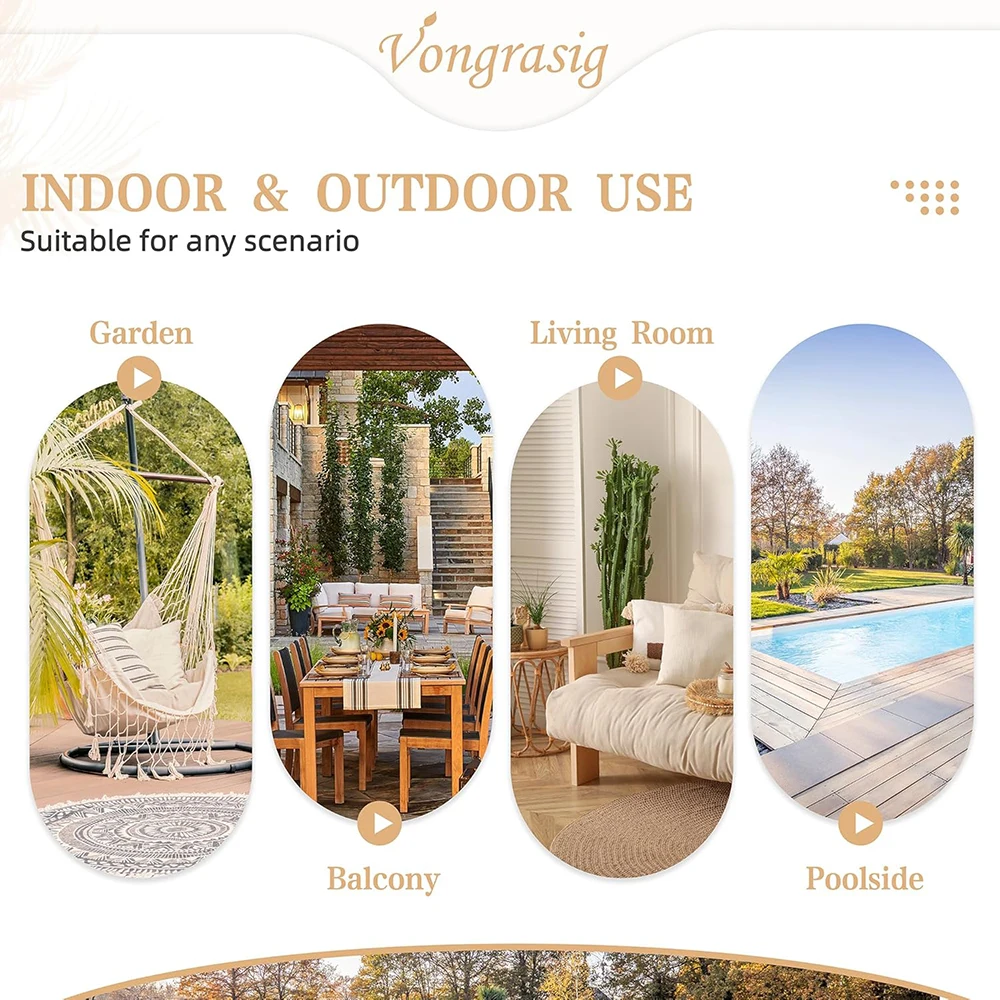 product modern outdoor wicker egg chair pe rattan cushion oversized patio lounge chair for balcony backyard garden-2