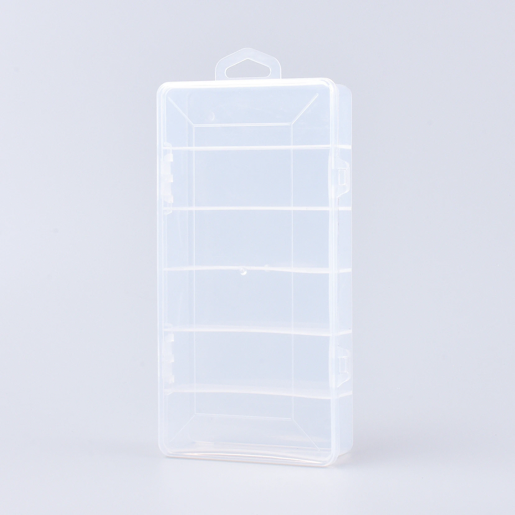 Dreieins Three Grids Small Clear Storage Jewelry Packaging Boxes