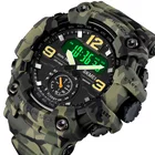 Watch Custom Logo OEM Mens Analog Digital Watch SKMEI 1637 Mens Sports Wristwatch