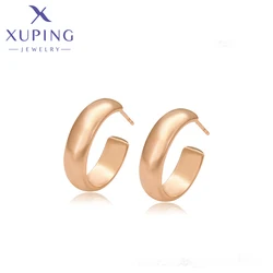 X000773275 xuping jewelry Fashion Retro Simple Round18K Gold Luxury Elegant women stud  earrings
