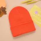 Winter Winter Hats 2020 Unisex Autumn And Winter Hot Sale Solid Color Knitted Beanie Hats With Custom Logo