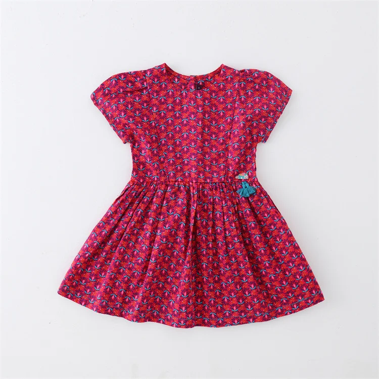 manufacturer princess dresses for kids girl kids dresses for girls cotton muslin button dress kids