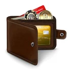 Qidian Custom Wallet GPS Tracker Magnetic Cover Anti-lost Protective Case For Airtag Magnetic Case