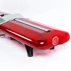 120watts Cop Car Lights Police Vehicle Red Blue Light Bar Emergency Warning Lightbar With Siren Speaker