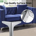 Base Chrome Legs Triangular Chrome Furniture Leg Replacement Polished Base Sofa Feet
