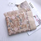 Scarf Scarf Customize Female Tassel Thick Soft Women Hand Scarves Scarf For Women Embroidered
