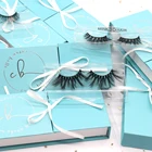 Ali Eyelashes False Wholesale Factory Ali Express 25mm-30mm Black Mink False Eyelash Spoolie
