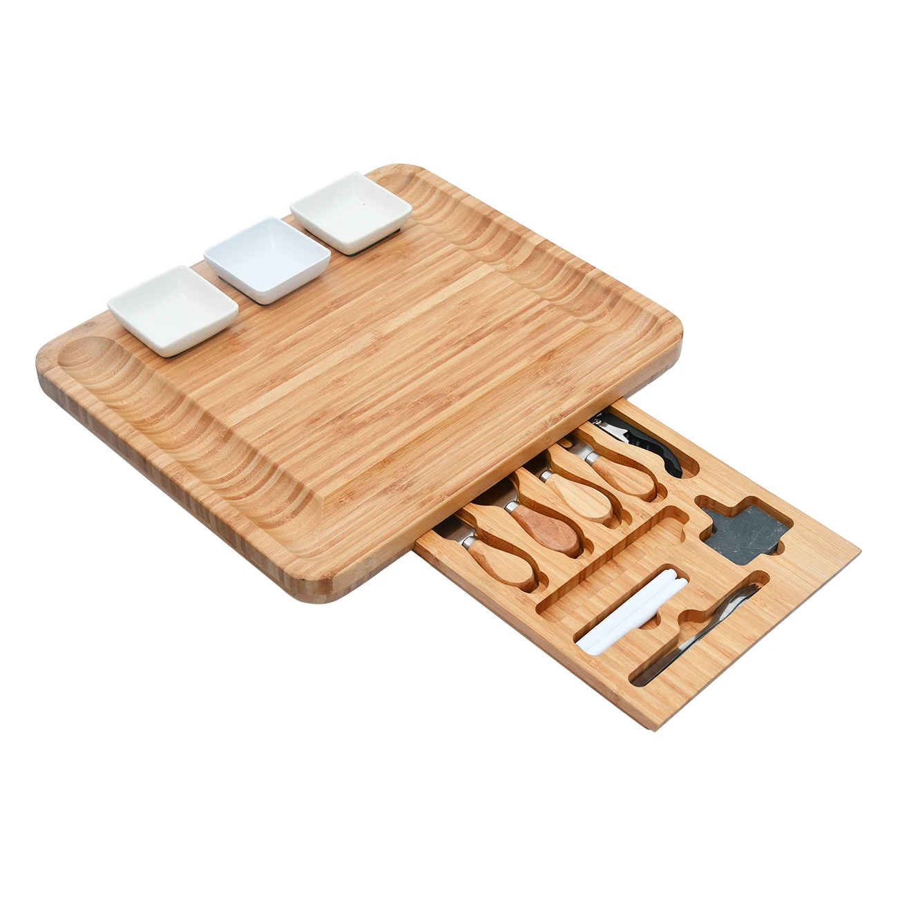 Swivel Superior Peserving Bowlove Heart Wholesale Bamboo Rectangle Cheese Board Marble Kitchen Natural Customized Wood 500pcs