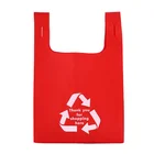 Carry Bag Custom Logo Manufacturer Eco-friendly Carry Shopping Bag Non Woven Vest Bag