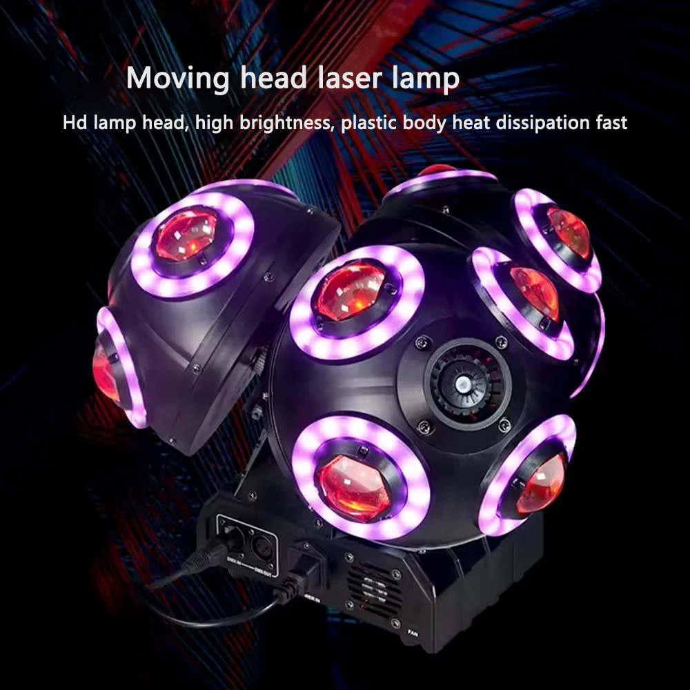 Football Lights Stage Lights Outdoor Christmas Laser LED Moving Head Professional Performance Disco Spotlights