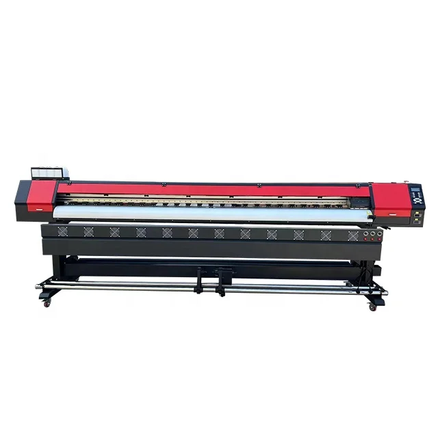 10ft Eco Solvent Printer Large Format Digital Flex Banner Printing Machine With 2 XP600 printhead
