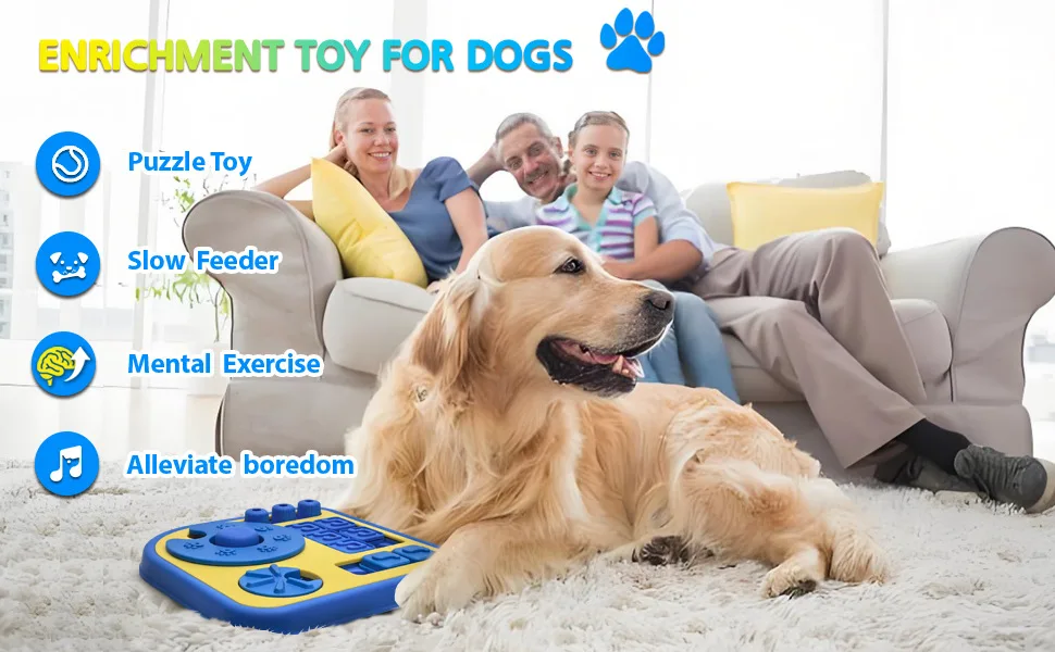 New Pet Puzzle Toy Interactive Treat Hiding Snuffle Toy Improves IQ and Relieves Boredom for Dogs and Cats Pet Products supplier