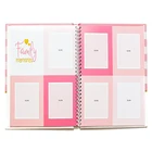 Baby Album Custom Pages Pink Small Baby Scrapbook Scrap Book Photo Album